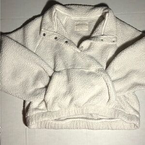 Aeropostale sherpa cropped sweatshirt